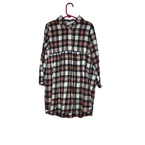 Gap Kids Flannel Plaid Christmas Holiday Dress Size Small